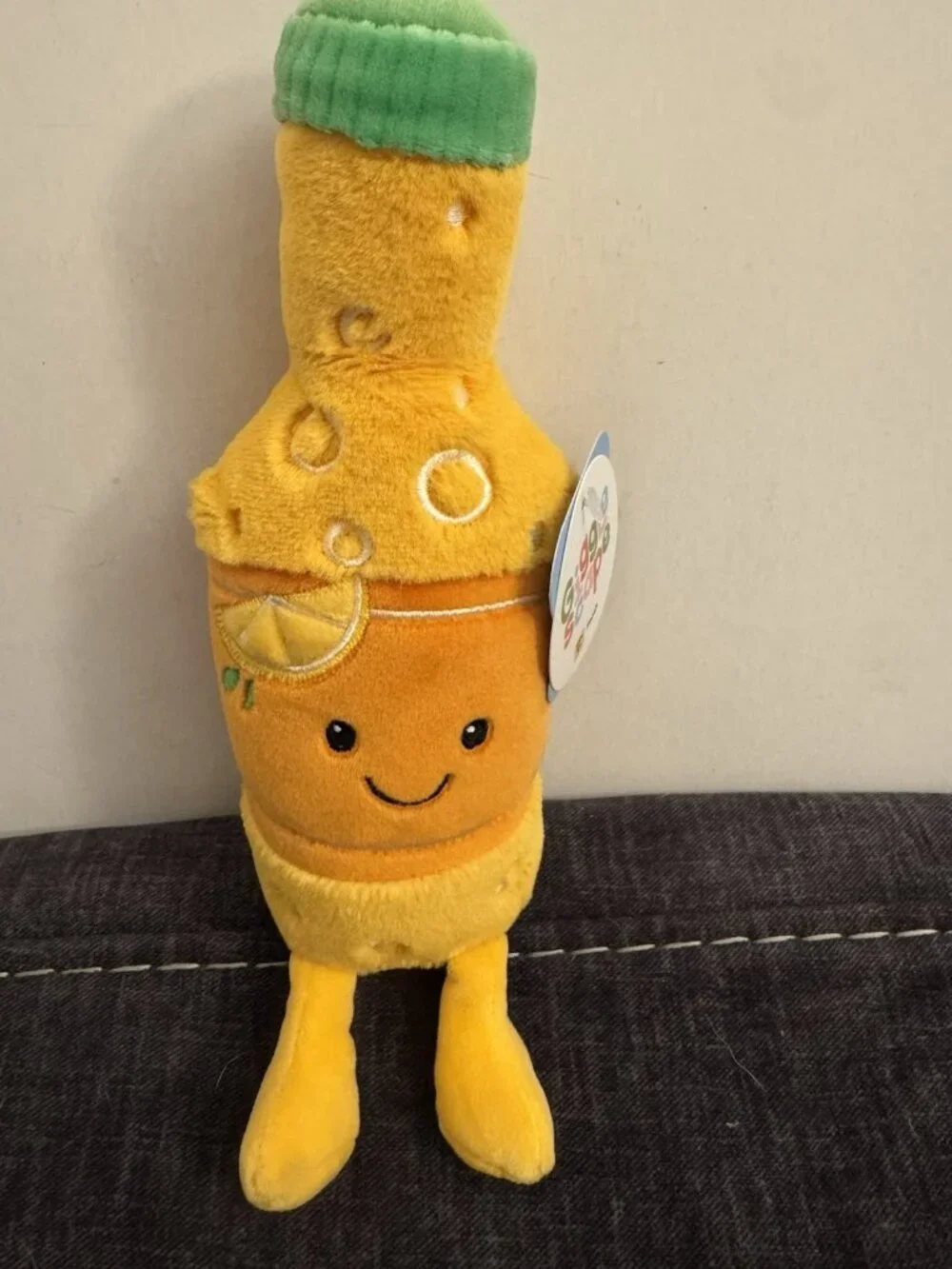 New Gigglescape Sitting Orange Soda Plush BV11